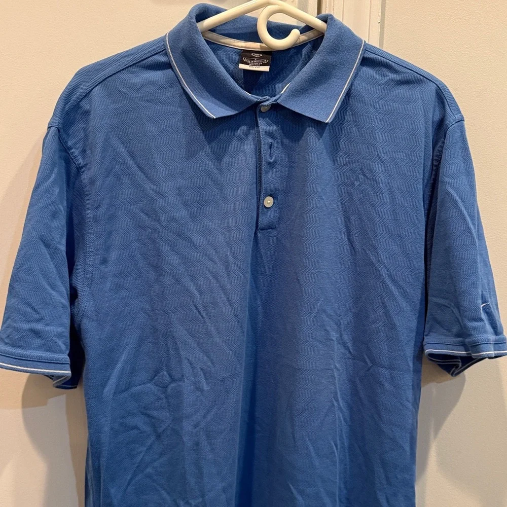 Nike Classic Blue Polo Shirt. Size large